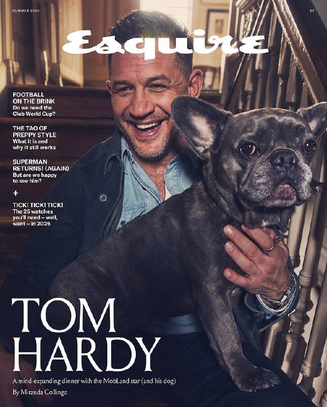 Том Харді з'явився на нових світлинах для Esquire UK